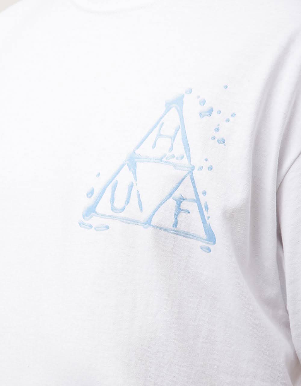 HUF Wet & Wild T-Shirt - White - Image 4