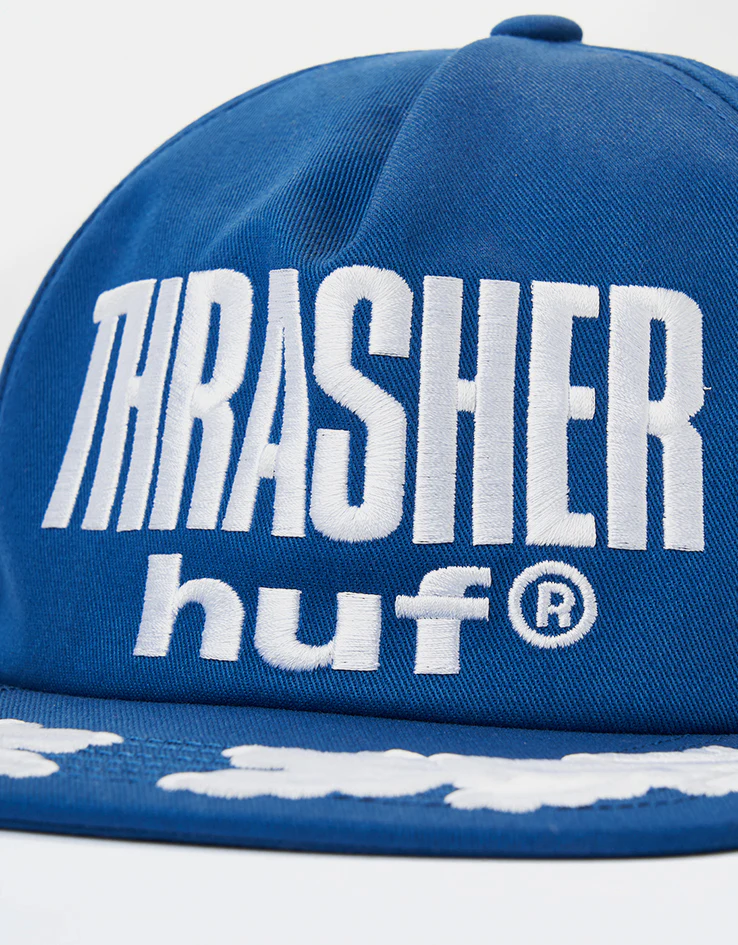 HUF x Thrasher Aloha Cap - Blue - Image 2