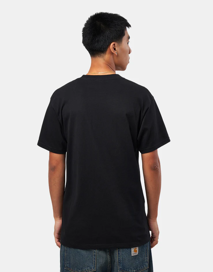 HUF x Thrasher Island Times T-Shirt - Black - Image 3