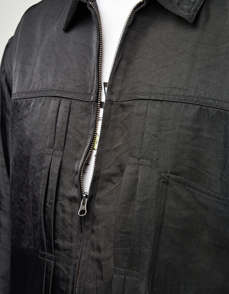 HUF x Thrasher Trucker Jacket - Black - Image 6