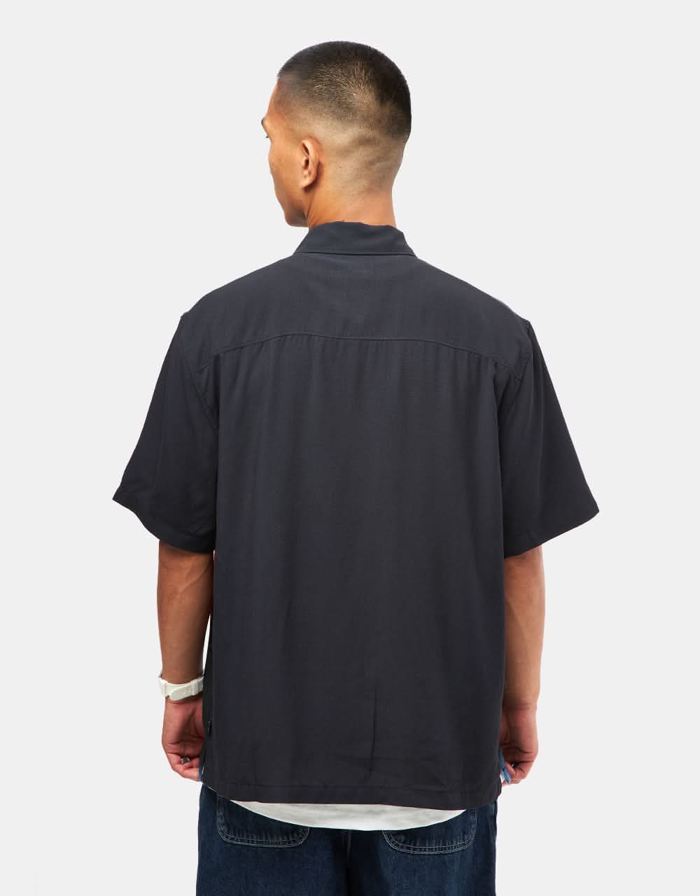 HUF x Toyota Land Cruiser Big City S/S Resort Shirt - Black - Image 2