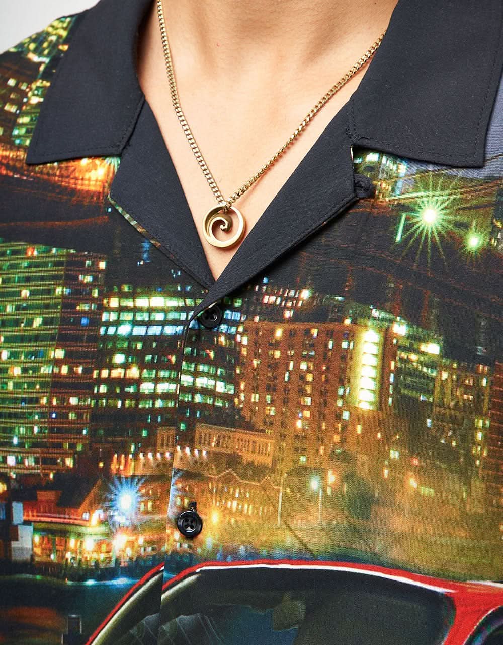 HUF x Toyota Land Cruiser Big City S/S Resort Shirt - Black - Image 7