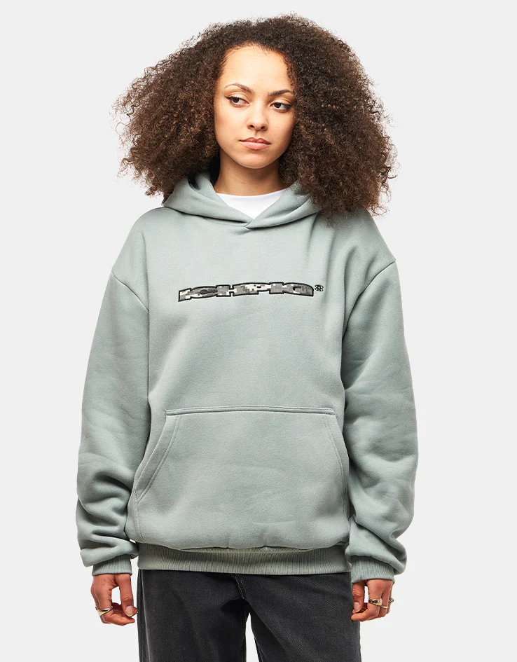 ICHPIG Digi Cordless Pullover Hoodie - Mist - Image 4