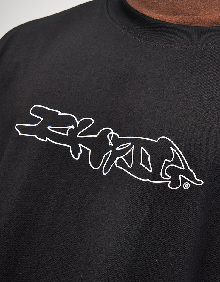 ICHPIG Distort T-Shirt - Black - Image 3