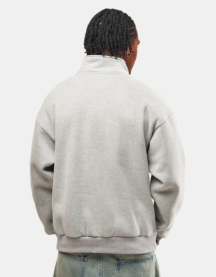 ICHPIG Emblem 1/4 Zip - Grey Marle - Image 2