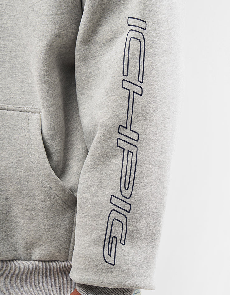 ICHPIG Emblem 1/4 Zip - Grey Marle - Image 3