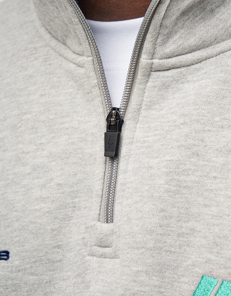 ICHPIG Emblem 1/4 Zip - Grey Marle - Image 6