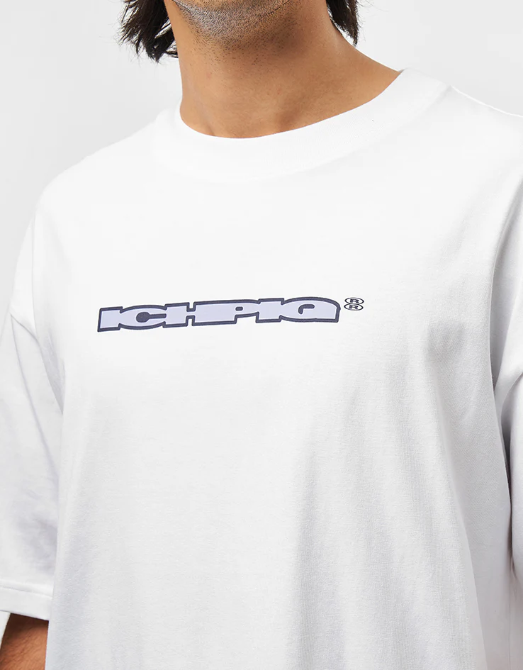 ICHPIG Fused Logo T-Shirt - White - Image 3