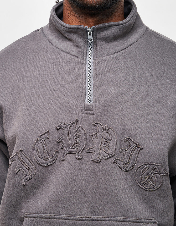 ICHPIG Landmark ¼ Zip - Vintage Black - Image 3