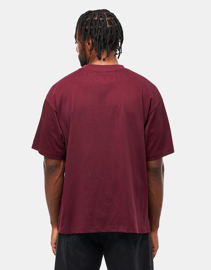 ICHPIG Razor T-Shirt - Dark Maroon - Image 2
