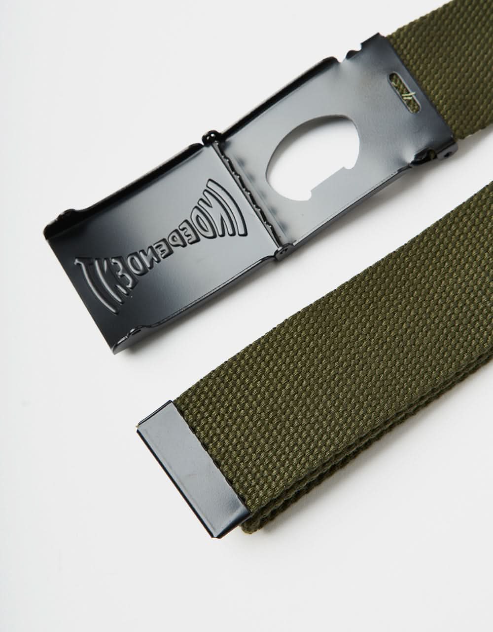 Independent Span Web Belt - Olive Drab - Image 3