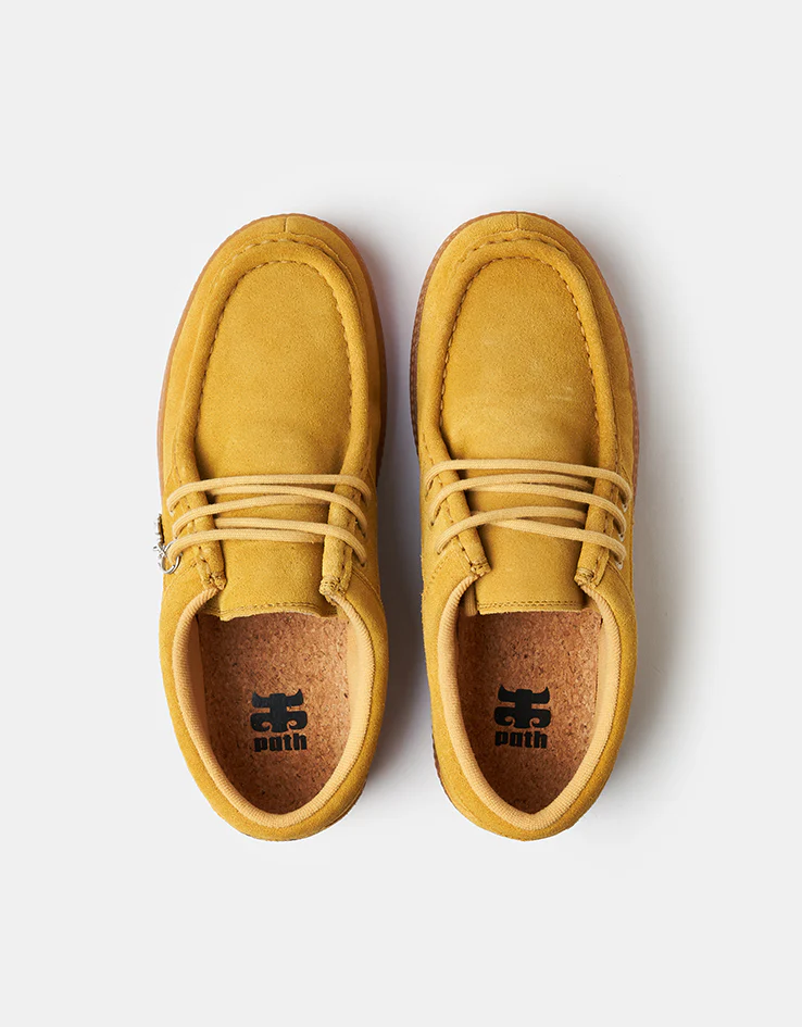 IPATH Cats Low Skate Shoes - Buttery Soft Wheat Suede - Image 2