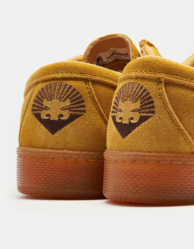 IPATH Cats Low Skate Shoes - Buttery Soft Wheat Suede - Image 5