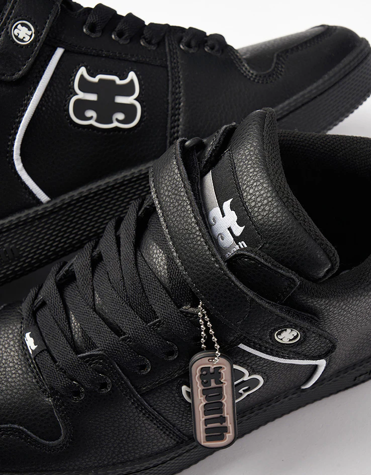 IPATH Grasshopper Skate Shoes - Black Leather - Image 7
