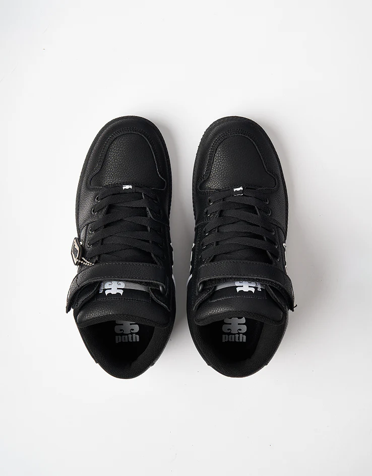 IPATH Grasshopper Skate Shoes - Black Leather - Image 9