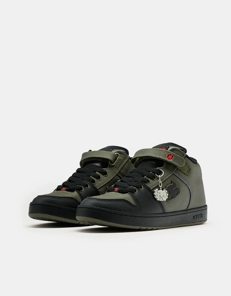 IPATH Grasshopper Skate Shoes - Green Waxed Canvas - Image 3