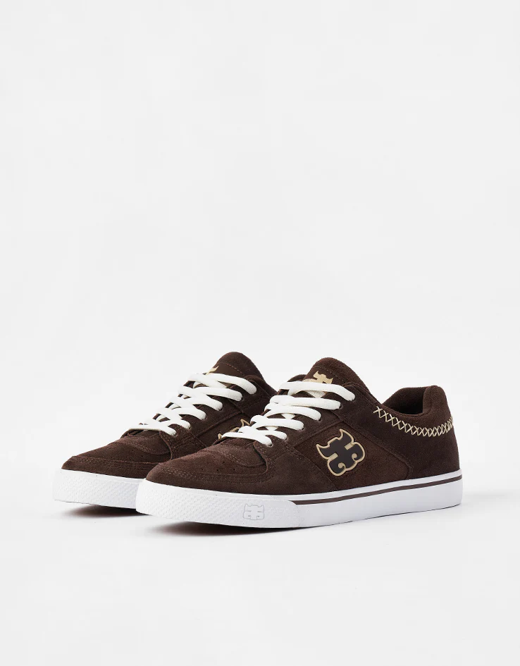 IPATH Reed Low Skate Shoes - Brown Suede - Image 3