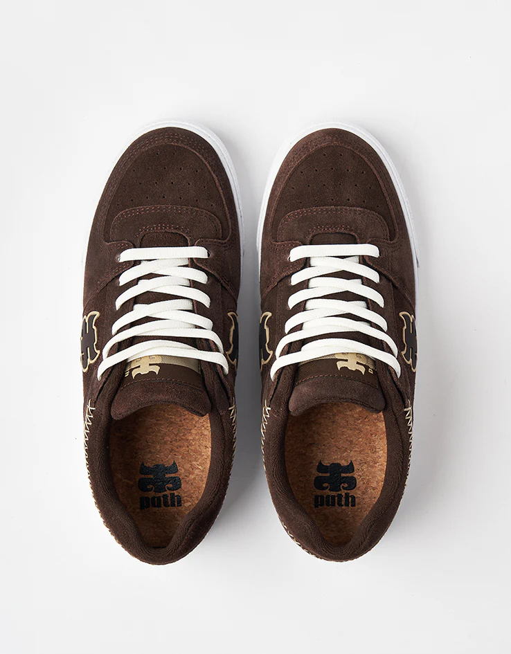 IPATH Reed Low Skate Shoes - Brown Suede - Image 8