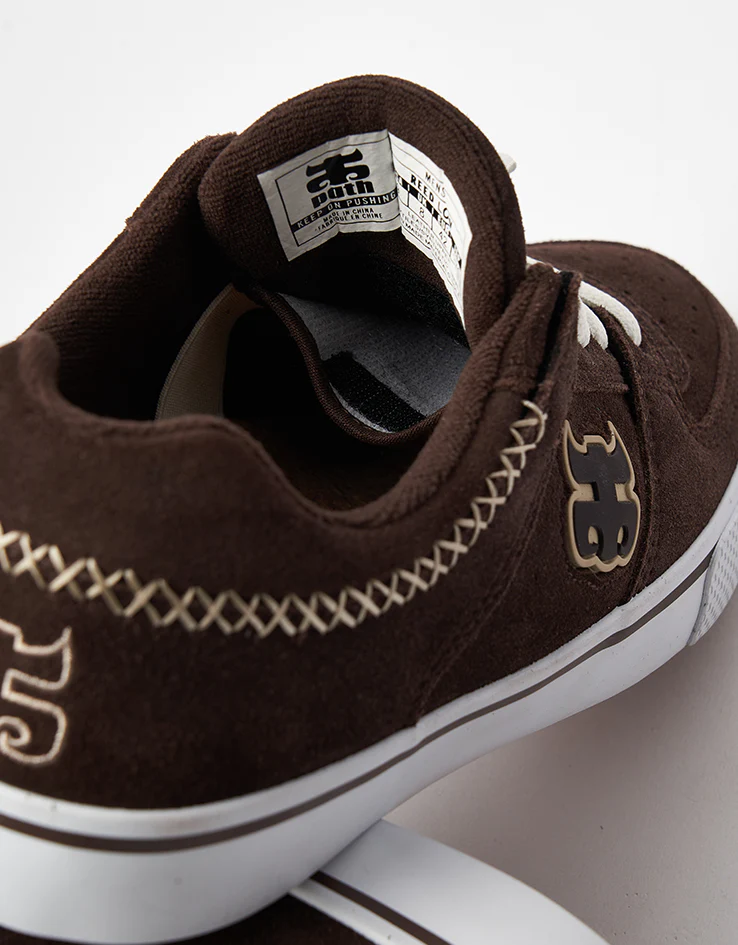 IPATH Reed Low Skate Shoes - Brown Suede - Image 9