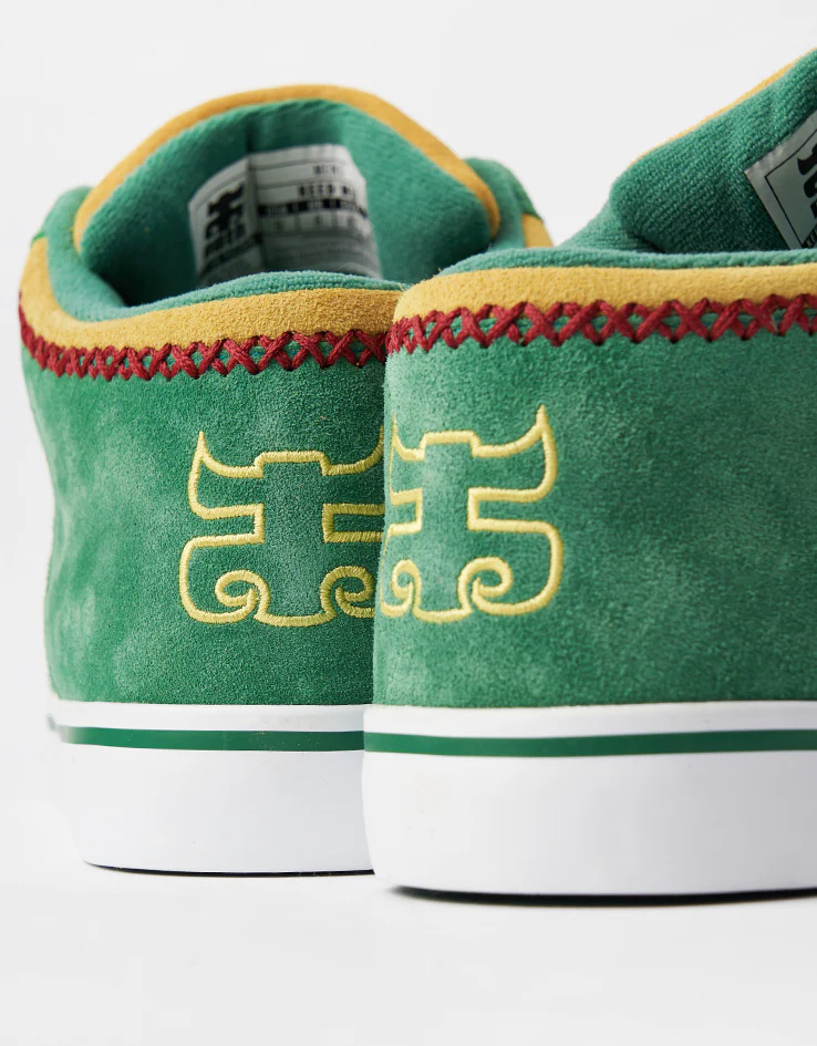 IPATH Reed Mid Skate Shoes - Rasta Suede - Image 5