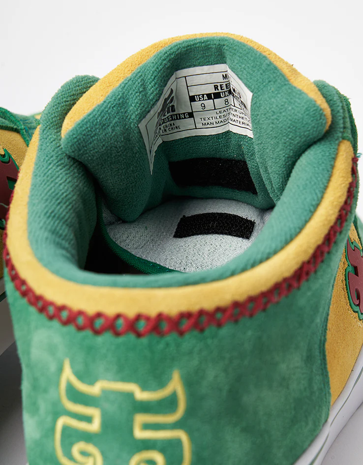 IPATH Reed Mid Skate Shoes - Rasta Suede - Image 9