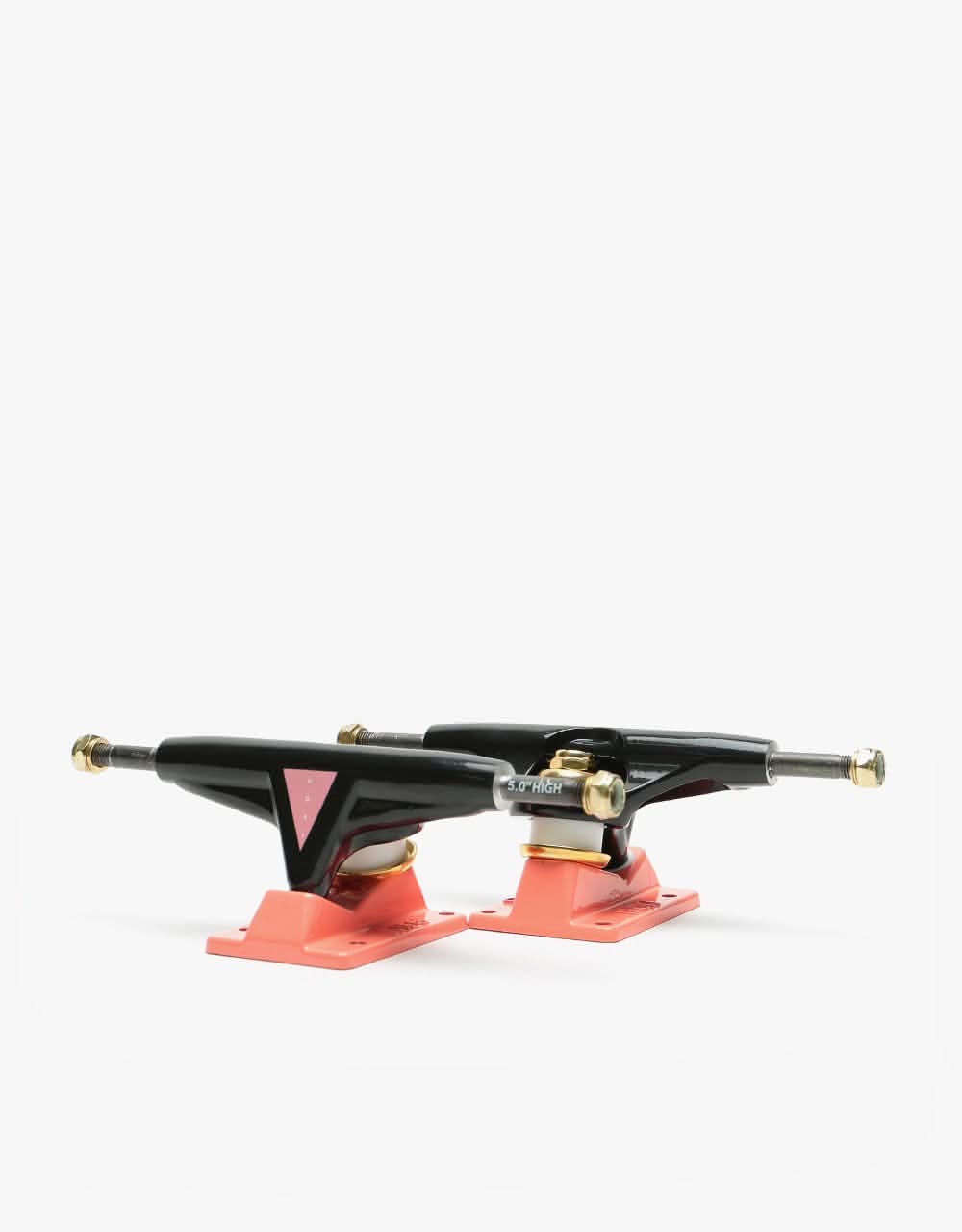 Iron 5.0 High Coral Skateboard Trucks (Pair) - Image 3