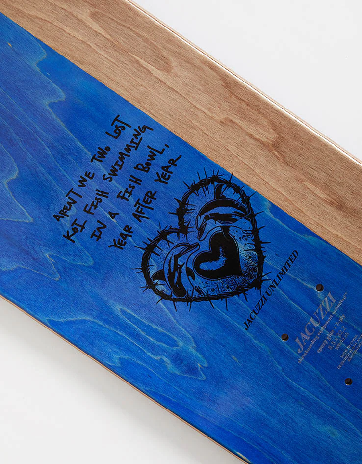 Jacuzzi Unlimited 500 Years Holo EX7 Skateboard Deck - 8.5" - Image 4