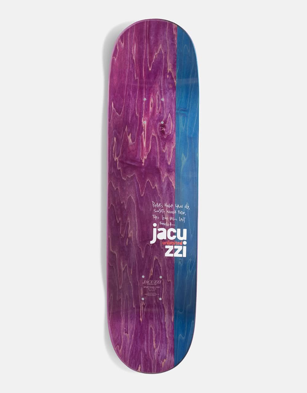 Jacuzzi Unlimited Big 'Ol J EX7 Skateboard Deck - 8.5" - Image 2
