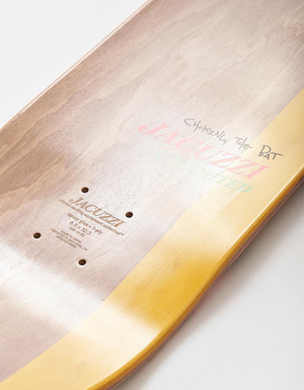 Jacuzzi Unlimited Dilo Fire EX7 WW Skateboard Deck - 8.5" - Image 5