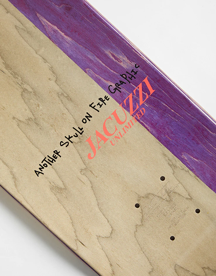 Jacuzzi Unlimited John Dilo Skull Cycle EX7 Skateboard Deck - 8.5" - Image 4