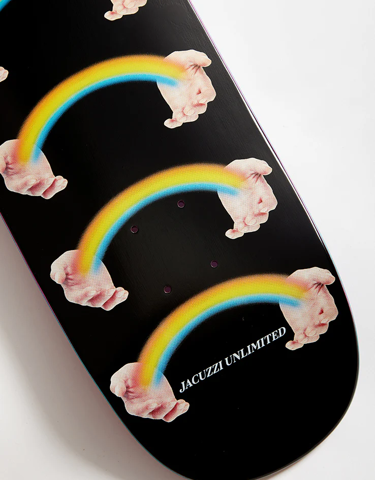 Jacuzzi Unlimited Rainbow Hands Jet Ski EX7 Skateboard Deck - 8.5" - Image 2
