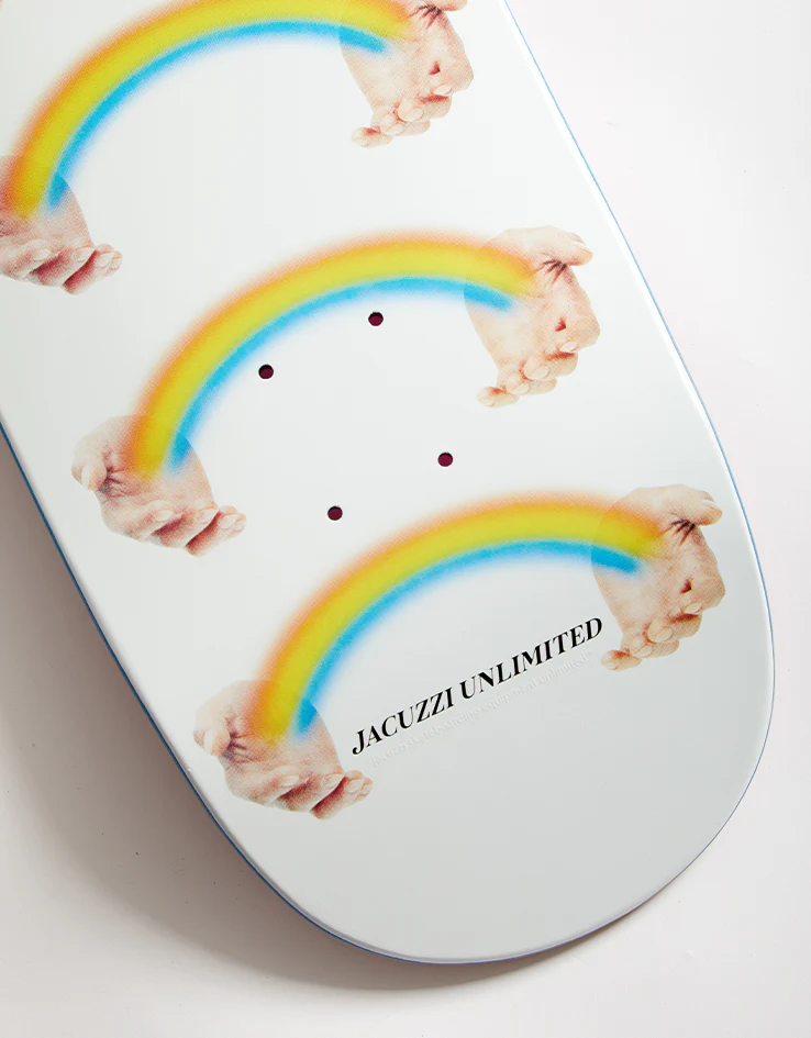 Jacuzzi Unlimited Rainbow Hands Jet Ski EX7 Skateboard Deck - 8.75" - Image 2