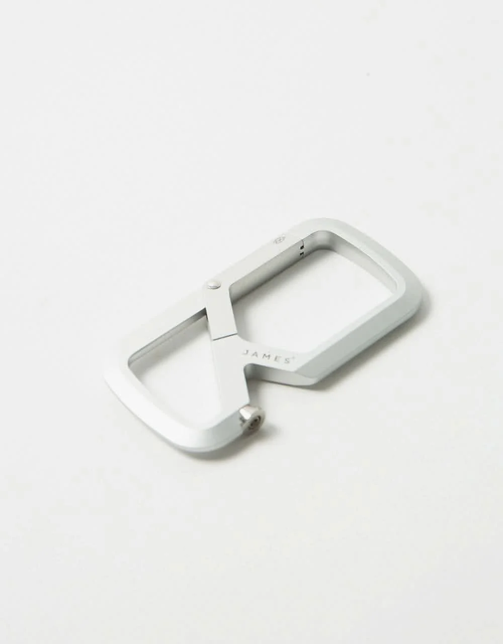 James The Mehlville 'Carabiner' Keychain (Aluminium) - Silver/Stainless - Image 4