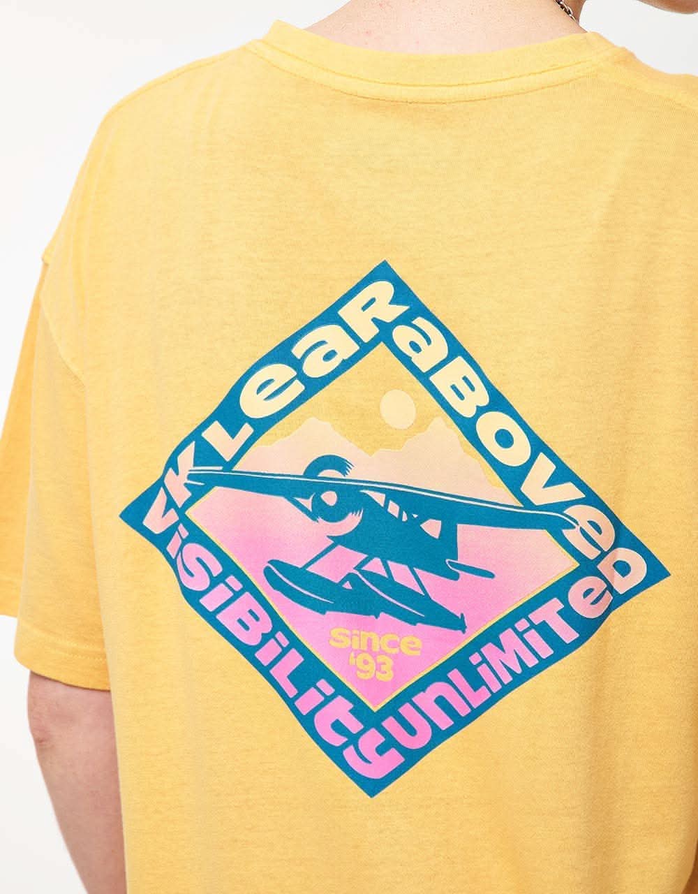 Kavu Floatboat T-Shirt - Amber Yellow - Image 8