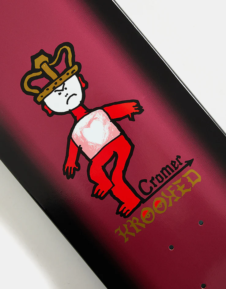Krooked Cromer Mad King Skateboard Deck - 8.06" - Image 2