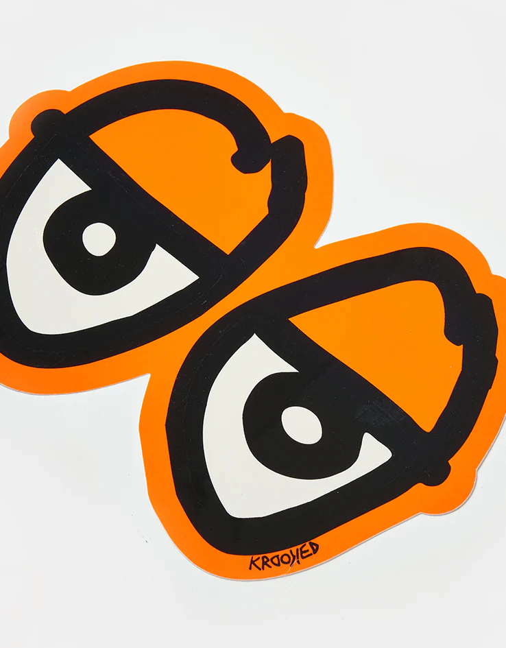 Krooked Eyes Small Die-Cut Sticker - Image 3