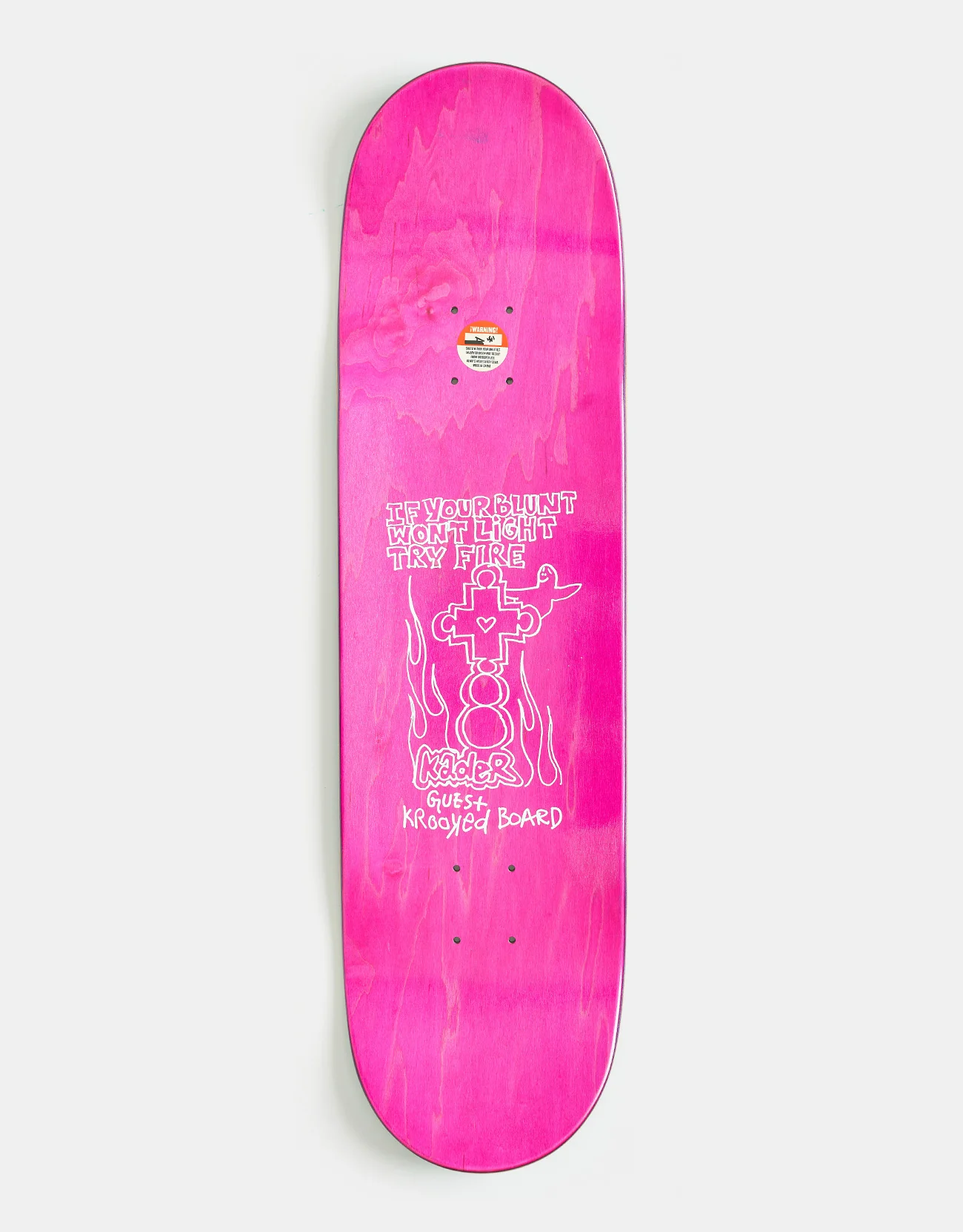 Krooked Kader Guest Skateboard Deck - 8.5" - Image 2