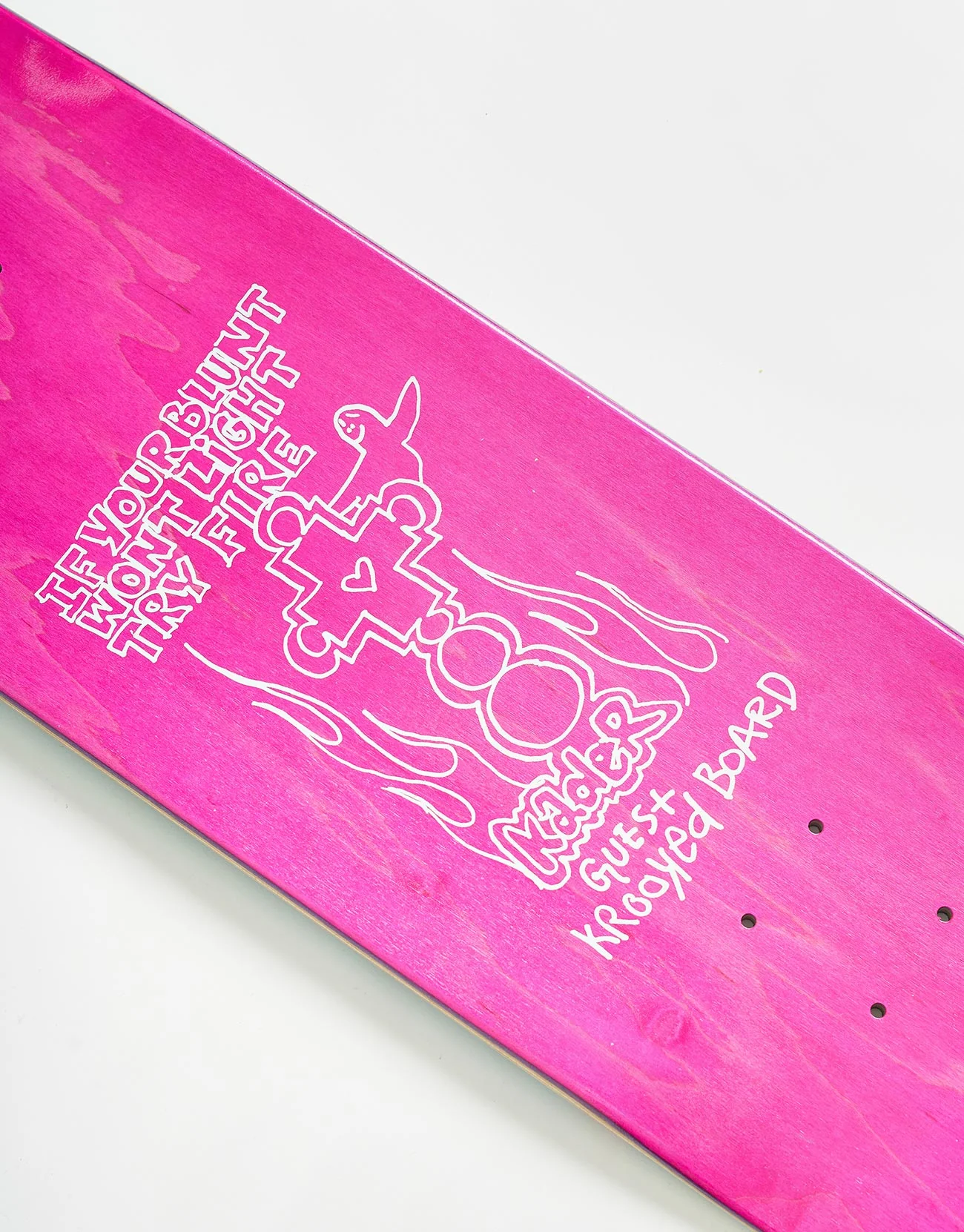 Krooked Kader Guest Skateboard Deck - 8.5" - Image 6