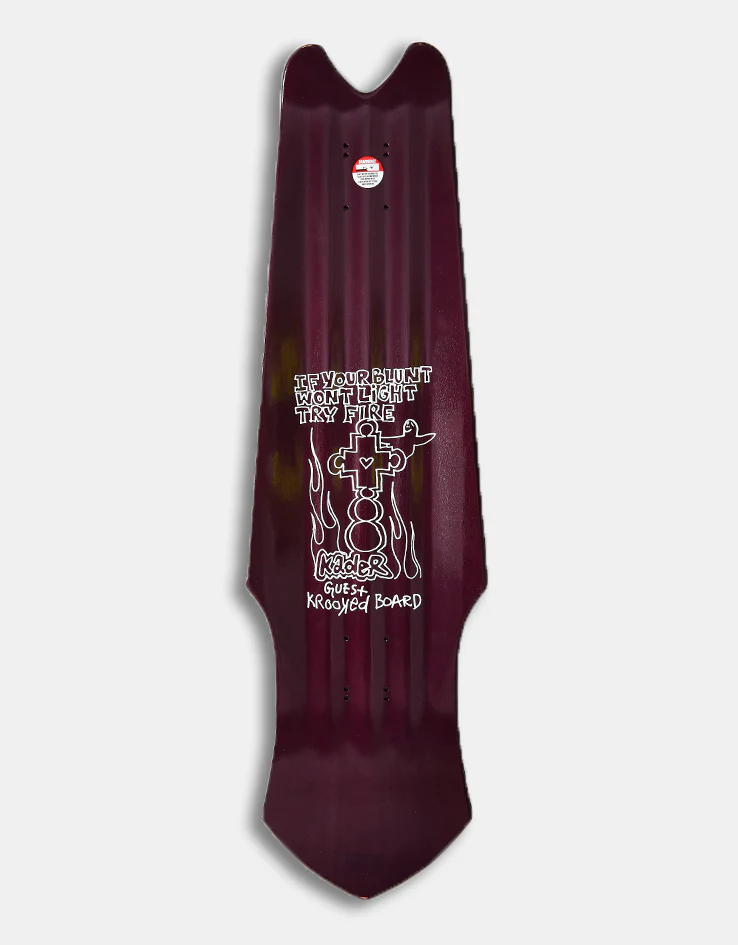 Krooked Kader Guest Tri-Plane Skateboard Deck - 9.75" - Image 3