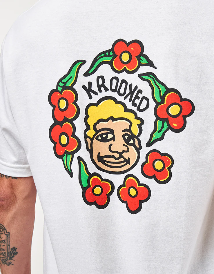 Krooked Krooked MG T-Shirt - White - Image 3