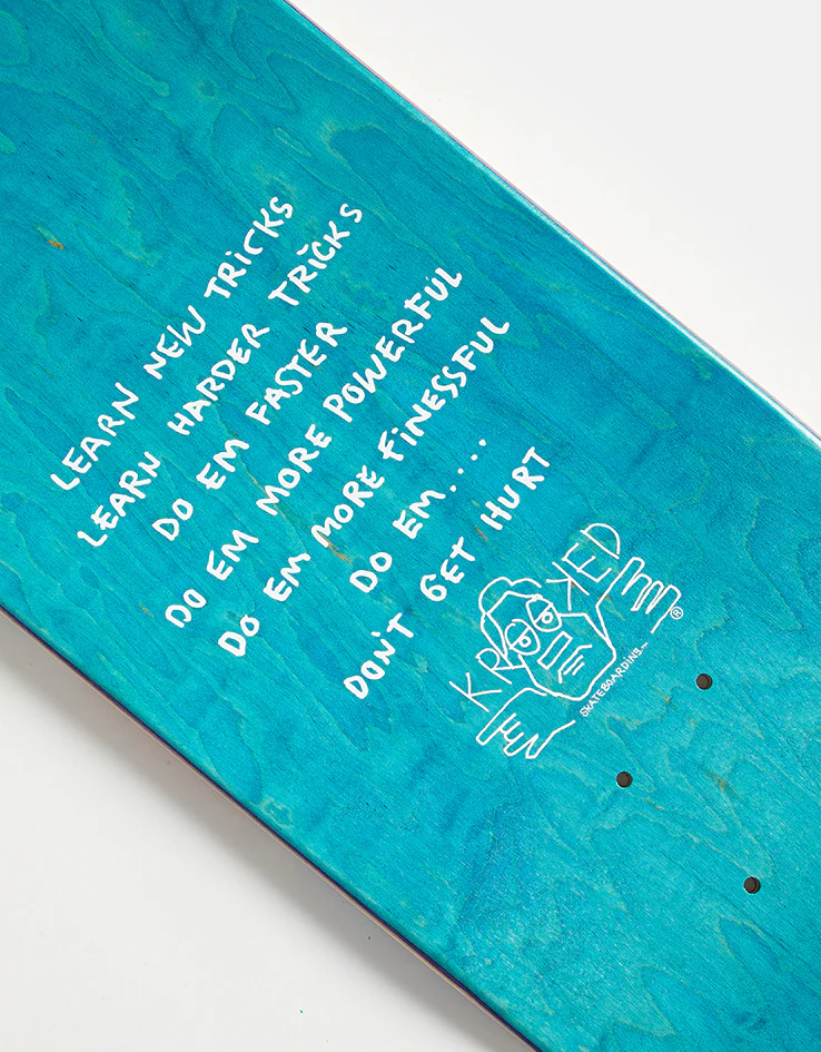 Krooked Narvaez Burds Skateboard Deck - 8.38" - Image 4