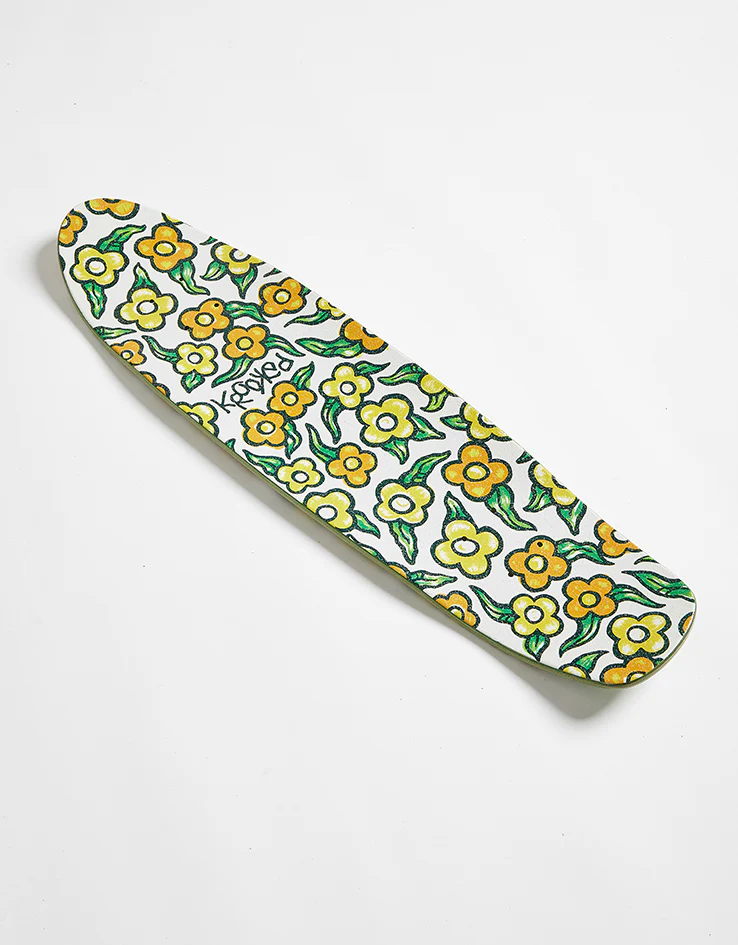 Krooked Narvaez Flowers Zinger Skateboard Deck - 7.75" - Image 3