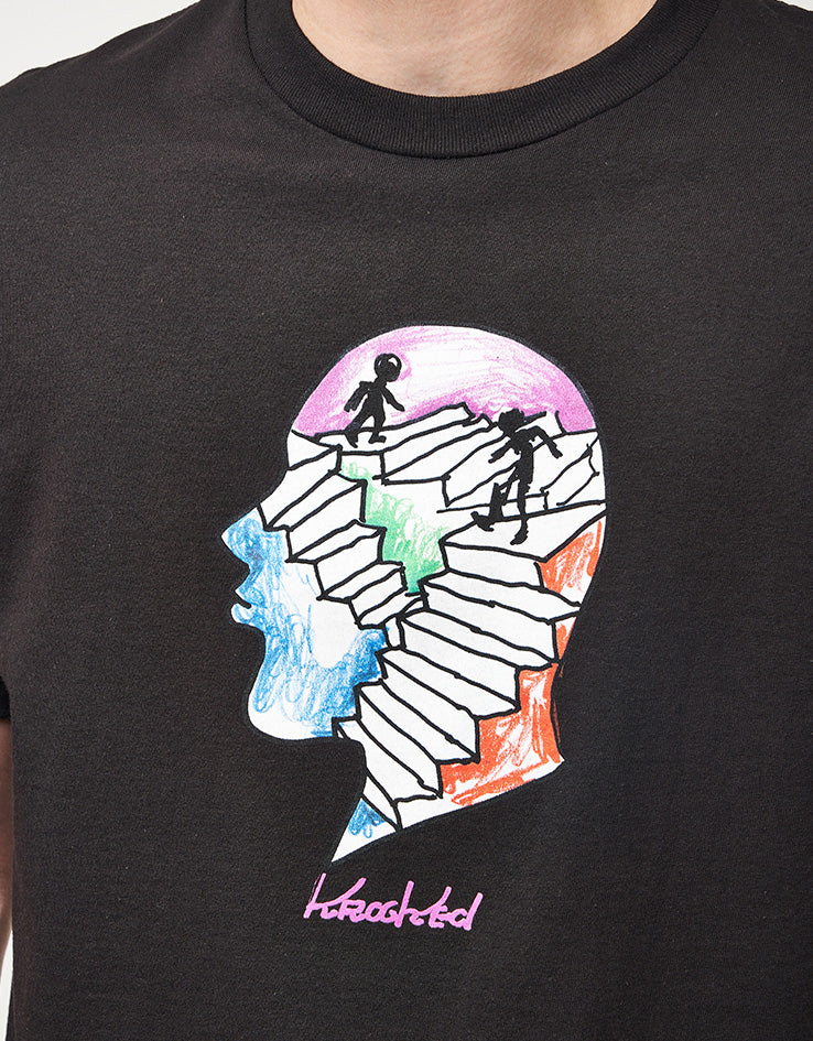 Krooked Stairs T-Shirt - Black/Multi - Image 3