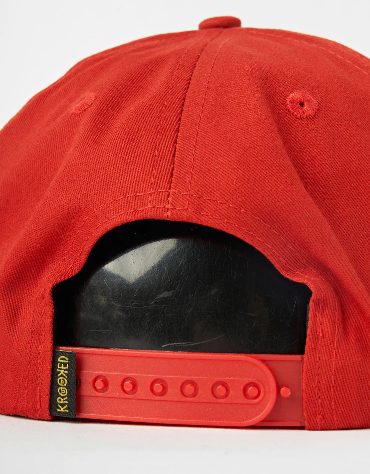 Krooked Sweatpants Redux Cap - Dark Red - Image 3