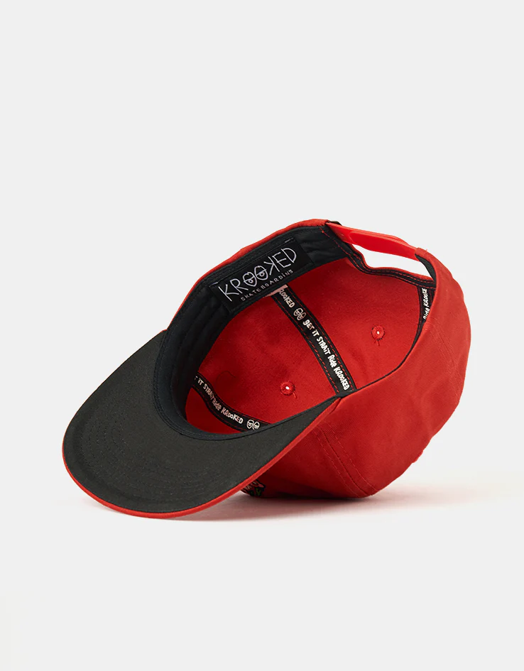 Krooked Sweatpants Redux Cap - Dark Red - Image 5
