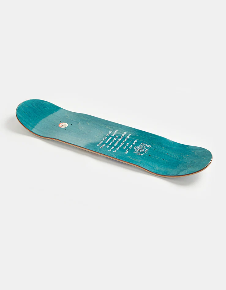 Krooked Wilson Fire Mask Skateboard Deck - 8.75" - Image 2