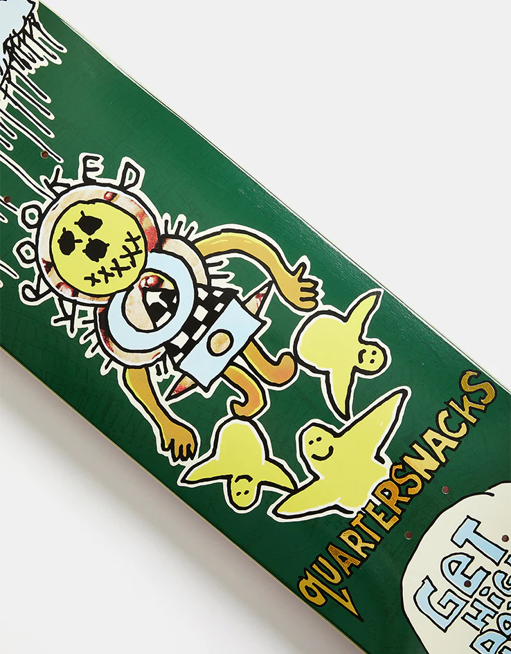 Krooked x Quartersnacks Get High Skateboard Deck - 8.25" - Image 3
