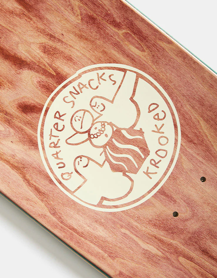 Krooked x Quartersnacks Get High Skateboard Deck - 8.25" - Image 4