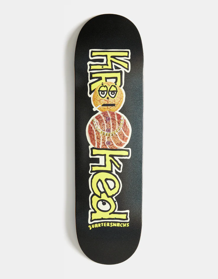 Krooked x Quartersnacks Snackman Skateboard Deck - 8.5"
