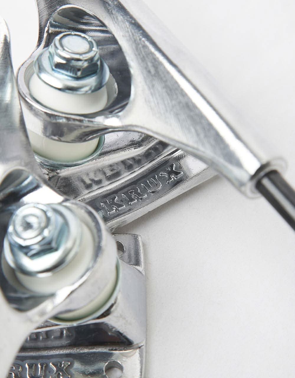 Krux K5 Standard Skateboard Trucks - Silver (Pair) - Image 4